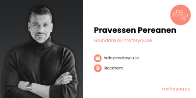 Pravessen – grundare av meforyou.se